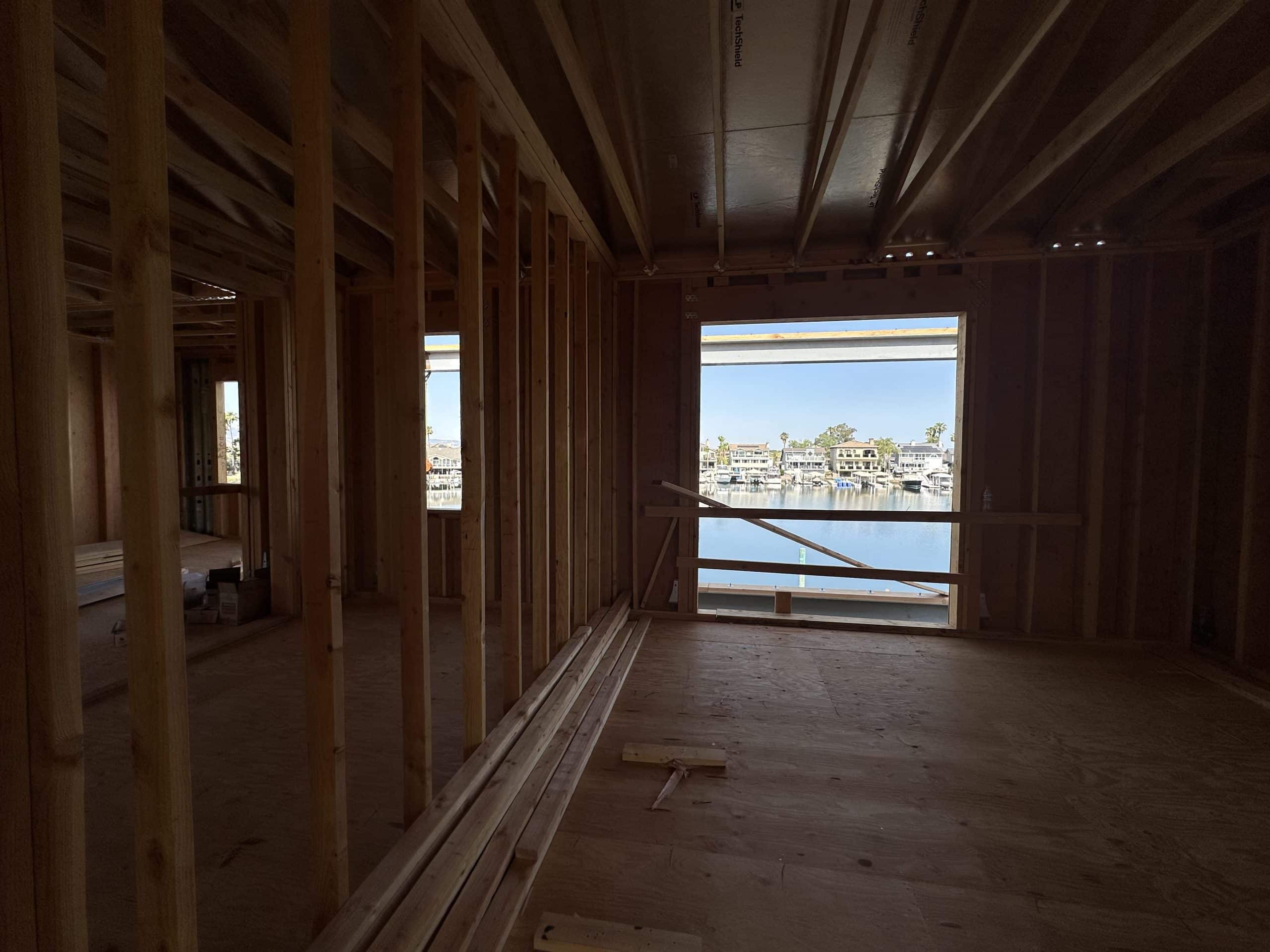Framed room open to the view beyond