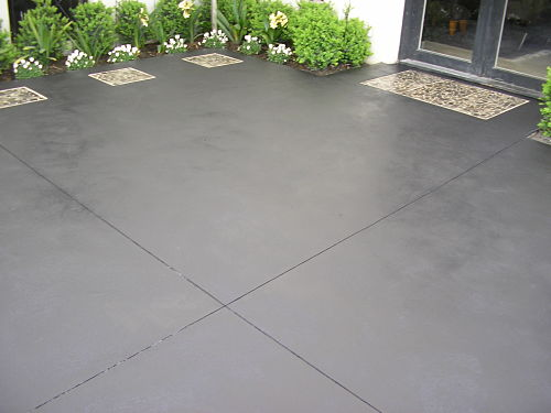 concrete driveway