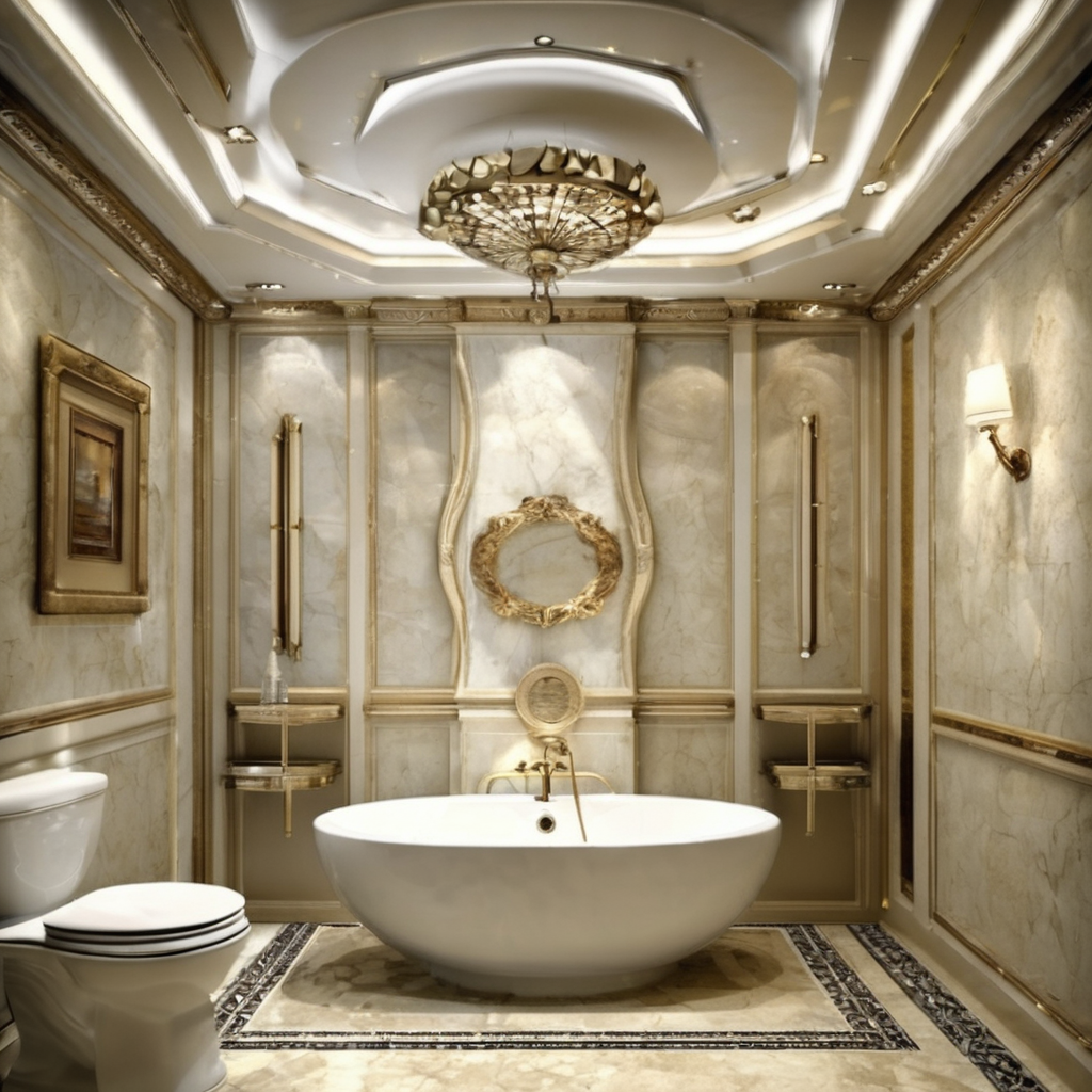 bathroom ceiling ideas with luxury