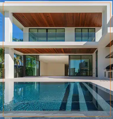 POOL construction with a new home