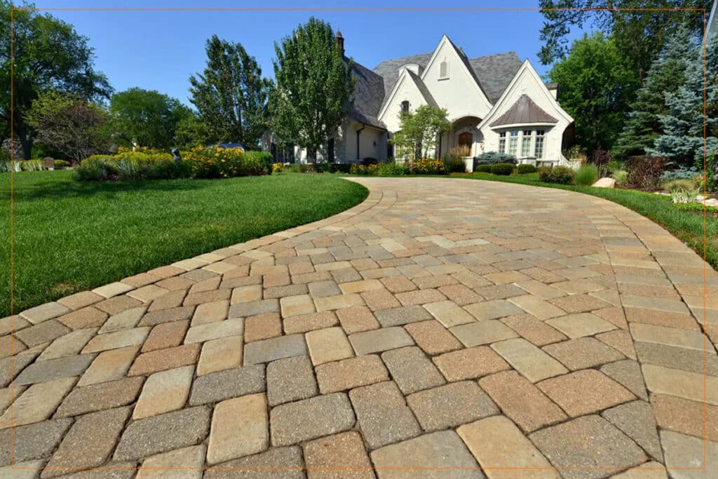 paving stones walkway construction