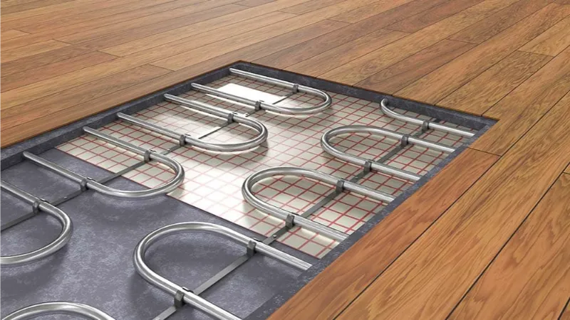 radiant floor heating pipes & solutions