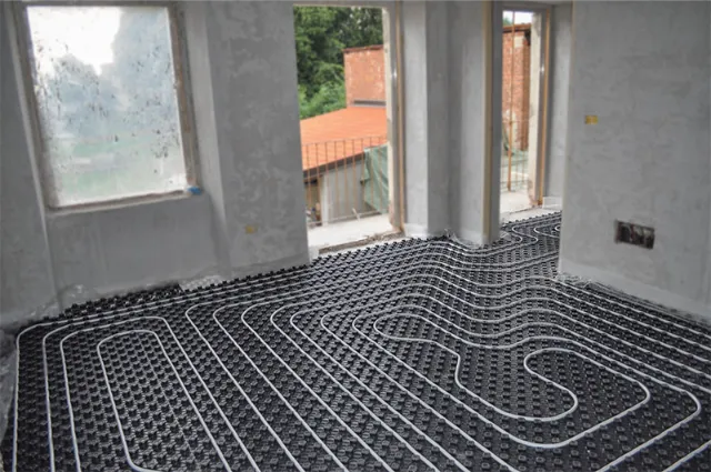 water based floor heating system