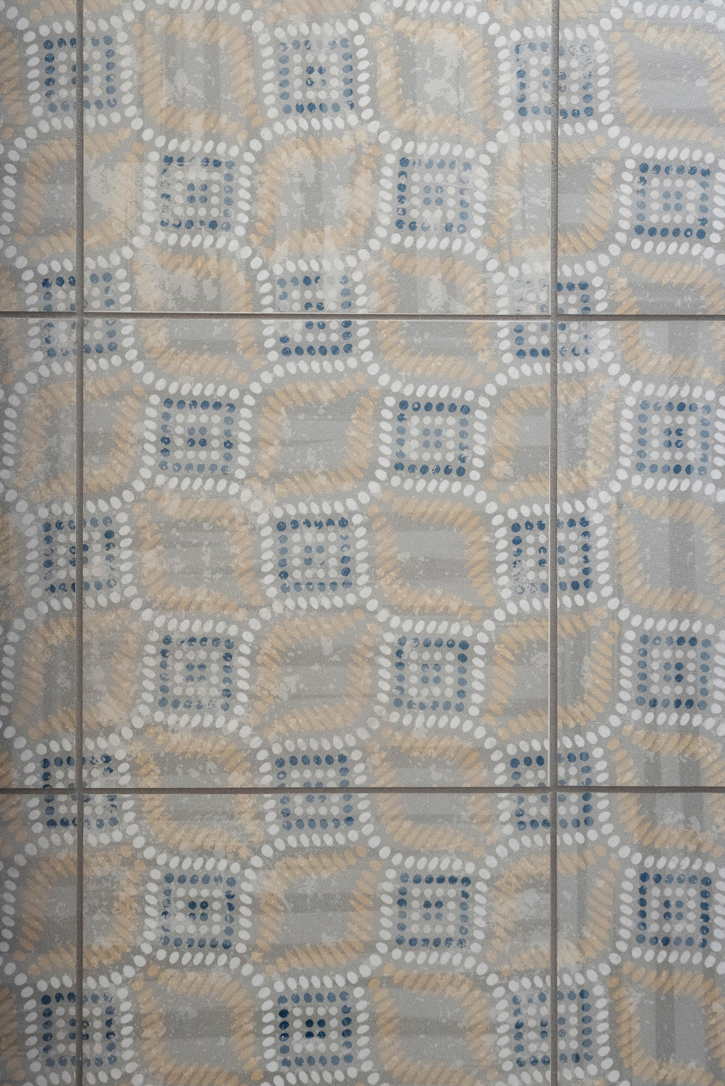 Lafayette bathroom remodel — patterned decorative floor tile